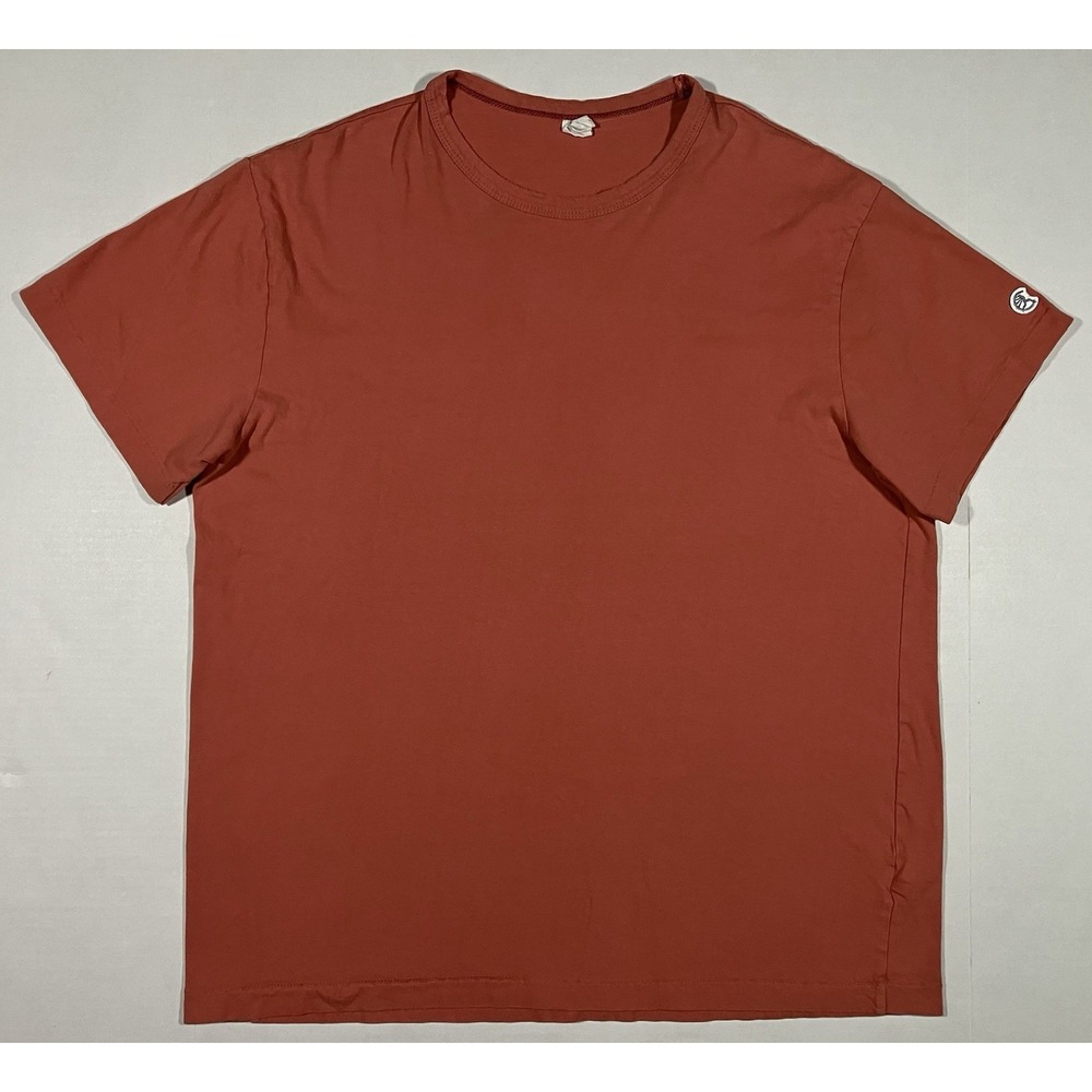 Champion Todd Snyder T Shirt Mens XL Orange Crewneck Cotton Embroidered Logo